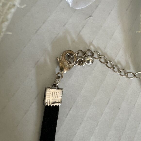 Silver Rhinestone Necklace Fashion Statement Women’s Formal Collar Adaptable - Picture 3 of 8